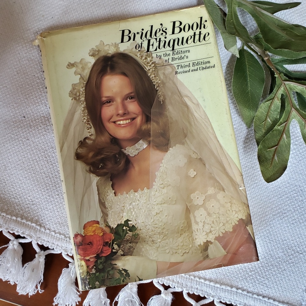 Vintage 1973 Bride's Book of Etiquette book